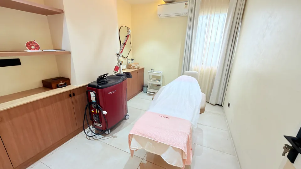 Layers Clinics private aesthetic treatment room